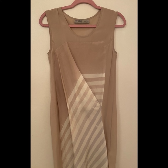 All Saints Air Lyde Dress -100% Silk Layered Dress - Picture 2 of 6